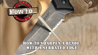 How To Sharpen A SerratedEdge Blade [upl. by Ignacia]