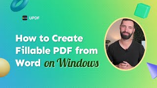 How to Create Fillable PDF from Word on Windows [upl. by Akimaj252]