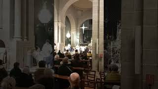 Messe de la Cène présidée par mgr Baumgarten évêque du PuyenVelay [upl. by Aldo]