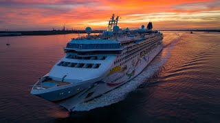 Norwegian Dawn Southampton Departure 17052024 4k 30FPS mavic 3 pro [upl. by Zetra824]