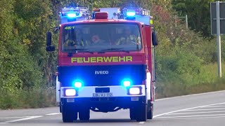 Motorsound amp 📢 RTK 3 EHorn  30 Jahre altes IVECO LF 1612  Feuerwehr Freiberg am Neckar [upl. by Fadas]