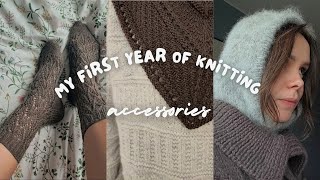 Everything I knit in 2023  Accessories part 2 [upl. by Amelina]