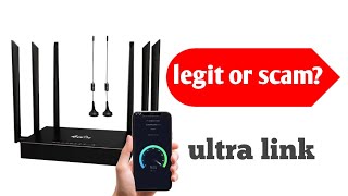 Ultra link free WiFi router review  legit or a scam [upl. by Egide448]