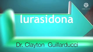 Tudo sobre a Lurasidona  Latuda ou  Lutab DrClayton [upl. by Novi]