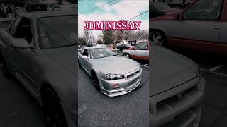 STEALTH MODE 🇯🇵 99 Nissan Skyline R34 GTR VSpec jdm nissan carshow [upl. by Annoynek]