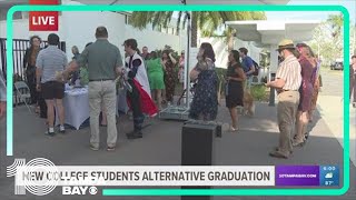 New College students prepare for alternative graduation in protest [upl. by Czarra334]