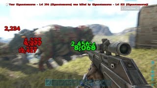 Ark xbox one Raid Admin Gets Mad and spawns 800 giga in our Fob [upl. by Queston]