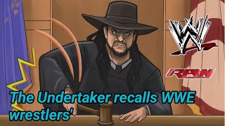 The Undertaker recalls WWE wrestlers court that took a quotpretty serious turnquot [upl. by Waers]