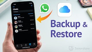 How to Backup amp Restore WhatsApp Messages on iPhone 3 Ways [upl. by Ahtaela]