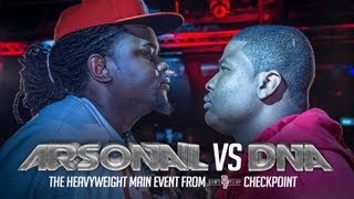 ARSONAL VS DNA  Dont Flop Rap Battle [upl. by Muraida]