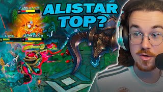 ALISTAR TOP JE JOUE CE SUPPORT EN TOP ELO [upl. by Annis]