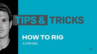 HOW TO Rig a Cam Sail  Deutsch  Duotone Windsurfing [upl. by Alrahs]