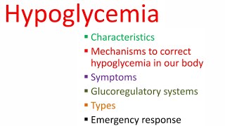 Hypoglycemia  What is hypoglycemia  What are the Symptoms  Types and Management of hypoglycemia [upl. by Godiva]