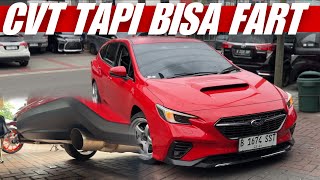 CUSTOM KNALPOT SUBARU WRX WAGON DI SOKUDO  CVT TAPI BISA FART [upl. by Vivyan]