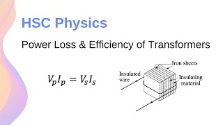 Power Loss amp Efficiency of Transformers  HSC Physics [upl. by Aifas]