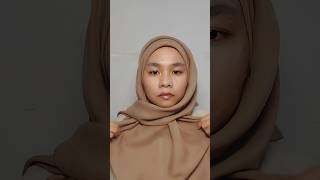 Hijab tutorial untuk wajah bulat syari hijab hijabtutorial [upl. by Ellenig731]