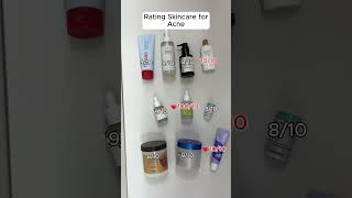 Rating skincare for Acne kbeauty koreanskincareroutine [upl. by Vergne]