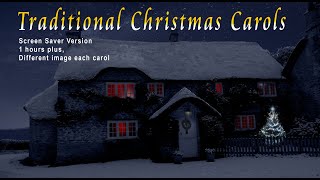 Traditional Christmas Carols Screen saver version new image each carol [upl. by Selin]