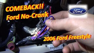 COMEBACK Ford Freestyle NoCrank [upl. by Ken284]