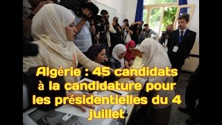 45 candidats à la candidature pour les présidentielles du 4 juillet [upl. by Adyol300]