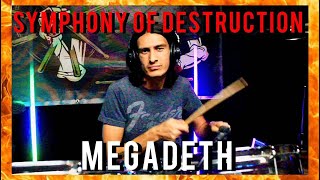 Megadeth quotSymphony Of Destructionquot Drum Cover [upl. by Ialokin508]