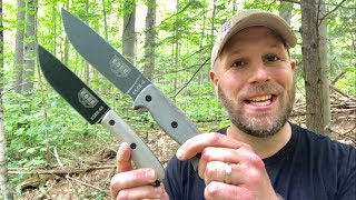 ESEE 6 VS ESEE 6HM Who Wins Survival Knife Showdown  Only One Can Be The Victor [upl. by Hnad503]