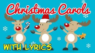 Christmas Carols with Lyrics for Children 🎅 Christmas Songs for Kids 🎄 Xmas Music Playlist Mix [upl. by Prescott]