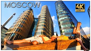 One Day of Moscow Life Home Business Center Railway Station Park Full Version Walking Tour 4K [upl. by Sheridan689]