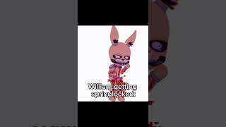 POV William getting springlocked gacha gachaclub gachalife fnaf afton williamafton subscribe [upl. by Anauqat551]