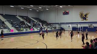 North Shore Varsity Volleyball vs Channelview Set 3 10182024 [upl. by Lathe980]