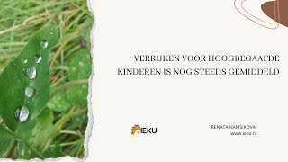 Verrijken en verdiepen voor hoogbegaafde kinderen is nog steeds gemiddeld [upl. by Inanuah]