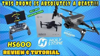 Holy Stone HS600 GPS Drone Review and Tutorial drone review amazonfinds tutorial holystone [upl. by Argus]