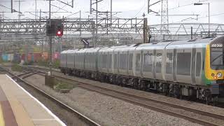 London Northwestern Railway Class 350119350260 Departure Rugby for Crewe [upl. by Modeerf]