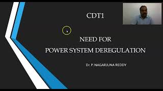 CDT12Need for power system deregulation [upl. by Lipp]