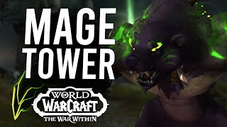 Mage Tower Guide For Guardian Druids Unlock Fel Werebear Form In The War Within  World Of Warcraft [upl. by Glinys]