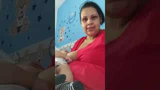 breastfeeding new cute baby vlog video breastmilk tutorial [upl. by Biagio]