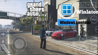 GTA V Gameplay HD Winlator Windows Emulator Android [upl. by Meagan]