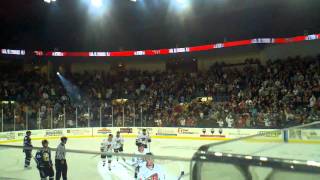 102310 Rapid City Rush goal vs Colorado Eagles [upl. by Aliled]