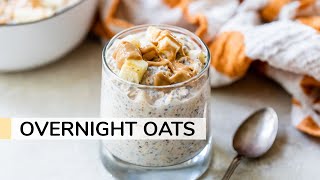 OVERNIGHT OATS RECIPE  for weight loss [upl. by Gitlow472]