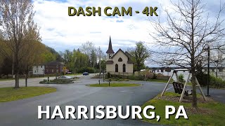 Harrisburg PA 4K Drive Explore the Capital Citys Historic Charm [upl. by Fisoi627]