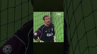 UCL Final 2005  Jerzy Dudek INSANE world class DOUBLE save [upl. by Nytsyrk]