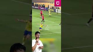 el emotivo celebro de cristiano ronaldo cristianoronaldo messi realmadrid barcelona [upl. by Arlon]