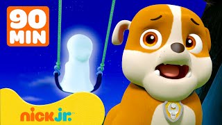 Paw Patrol  ¡Rubble se topa con un espeluznante fantasma en Halloween  90 minutos  Nick Jr [upl. by Haberman]