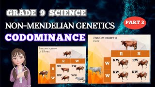 NONMENDELIAN GENETICS CODOMINANCE  GRADE 9 SCIENCE  BIOLOGY [upl. by Hawken]