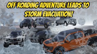 Greenville Wisc Roblox l Off Roading Snow Storm Trip Update Roleplay [upl. by Rodolph]