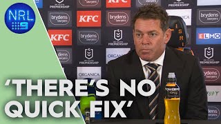 Brett Kimmorleys first post match press conference  NRL on Nine [upl. by New229]