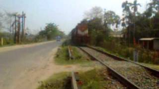 Indias longest 12067 GHYJTTN Janashatabdi Express near Cinnamara Station CMA passing 50 kmph [upl. by Lohman862]