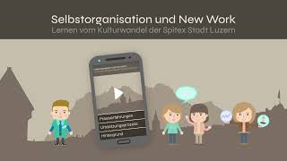 Trailer Webseite Spitex Stadt Luzern Selbstorganisation und New Work [upl. by Nryhtak158]