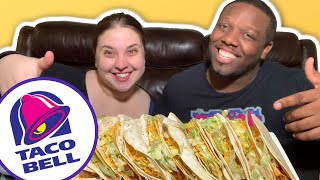 Taco Bell Mukbang  Double Stacked Tacos Review Catch Phrase Game Pt 3 [upl. by Ortiz988]