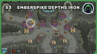 53 Emberspike Depths Iron  Kingdom Rush Frontiers [upl. by Issie]